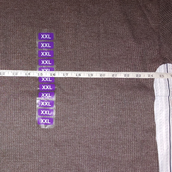 NWT Seven7 Waffle Knit Shirt, Brown, XXL - Picture 2 of 6